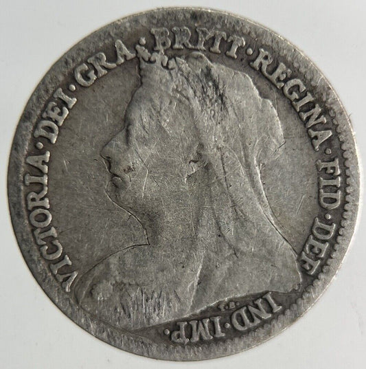 1899 Victoria Threepence Silver Coin | Collectable Grade