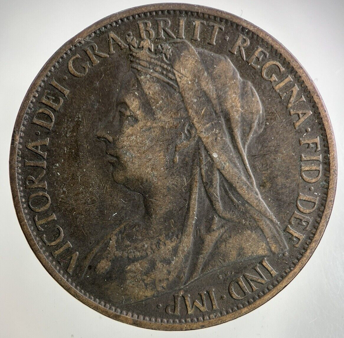 1899 Victoria One Penny Coin | Fine Collectable Grade