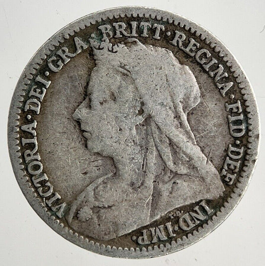 1899 Victoria Threepence Silver Coin | Collectable Grade