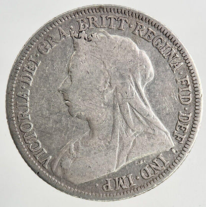 1899 Victoria Shilling Silver Coin | Fine Collectable Grade