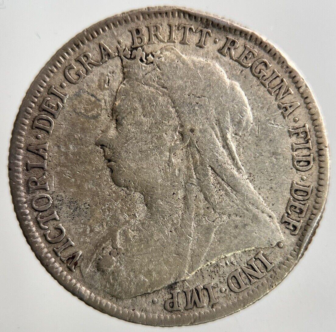 1899 Victoria Shilling Silver Coin | Fine Collectable Grade