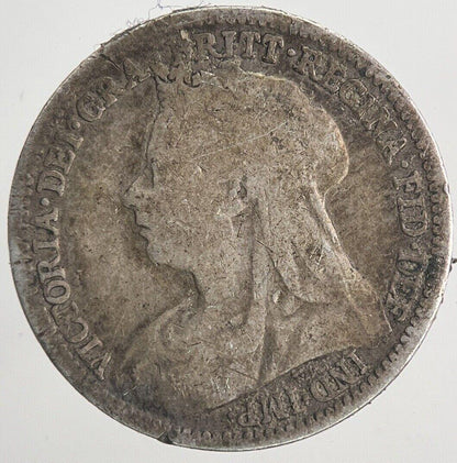 1899 Victoria Threepence Silver Coin | Collectable Grade | a6755