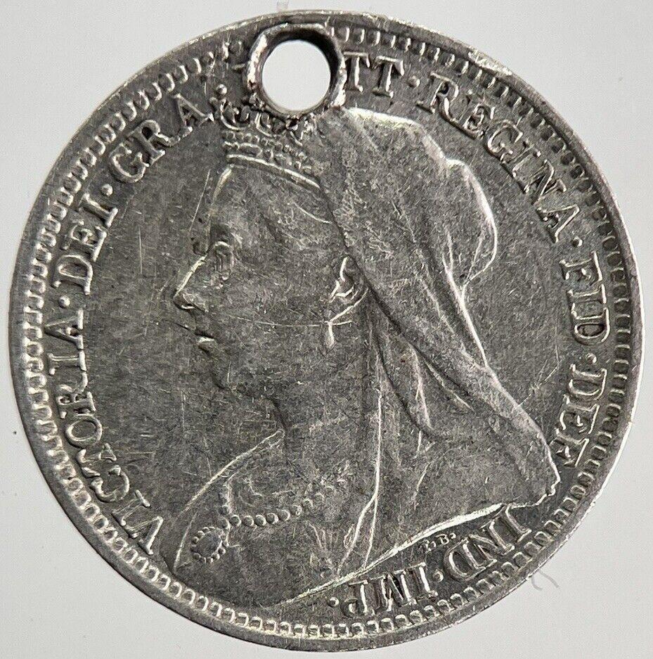 1899 Victoria Threepence Silver Coin | Very High Grade | a8629