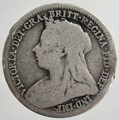 1899 Victoria Threepence Silver Coin | Collectable Grade | a8845