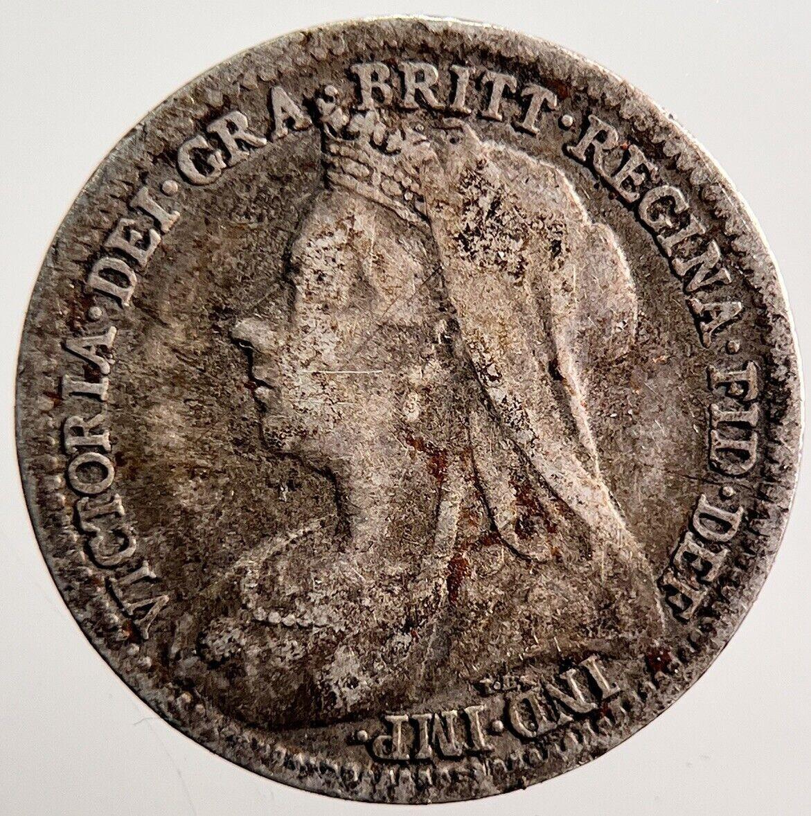 1899 Victoria Threepence Silver Coin | Collectable Grade | a3583