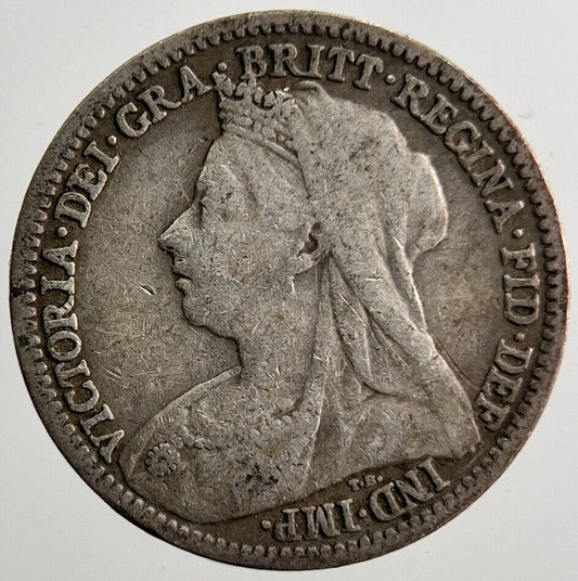 1899 Victoria Threepence Silver Coin | Collectable Grade | a7219