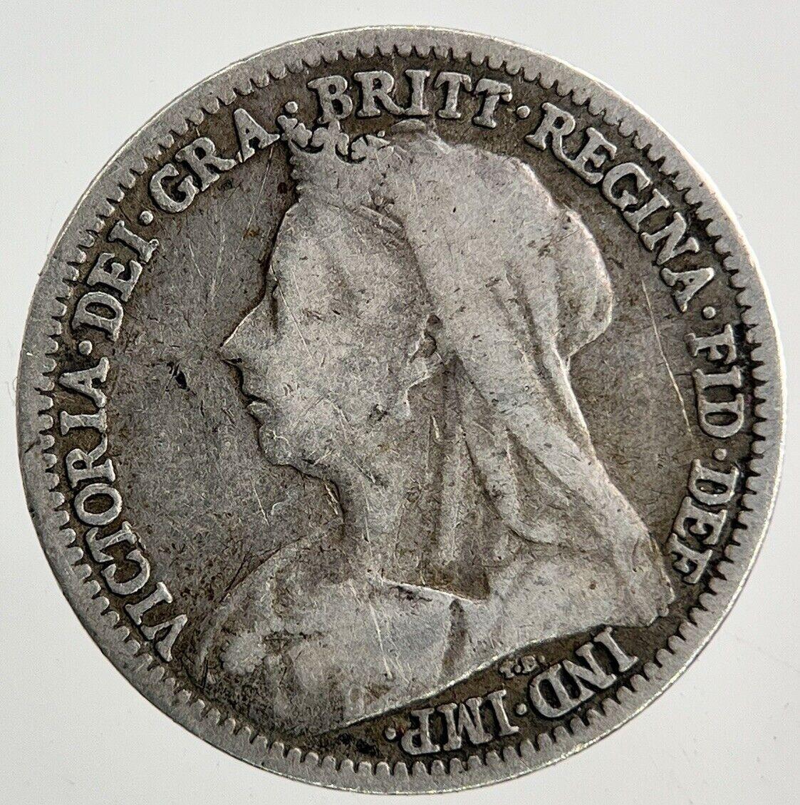 1899 Victoria Threepence Silver Coin | Fine Collectable Grade