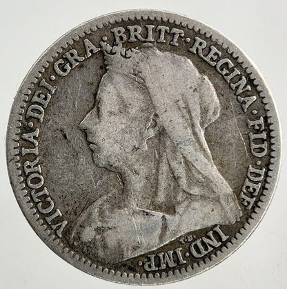 1899 Victoria Threepence Silver Coin | Fine Collectable Grade
