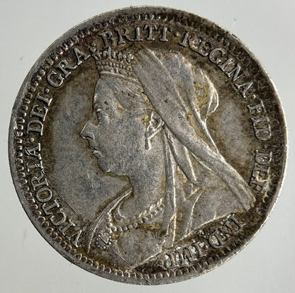1899 Victoria Threepence Silver Coin | Very High Grade
