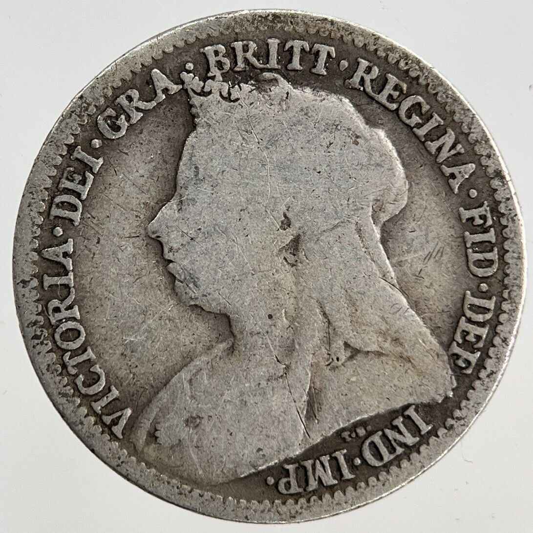1899 Victoria Threepence Silver Coin | Collectable Grade