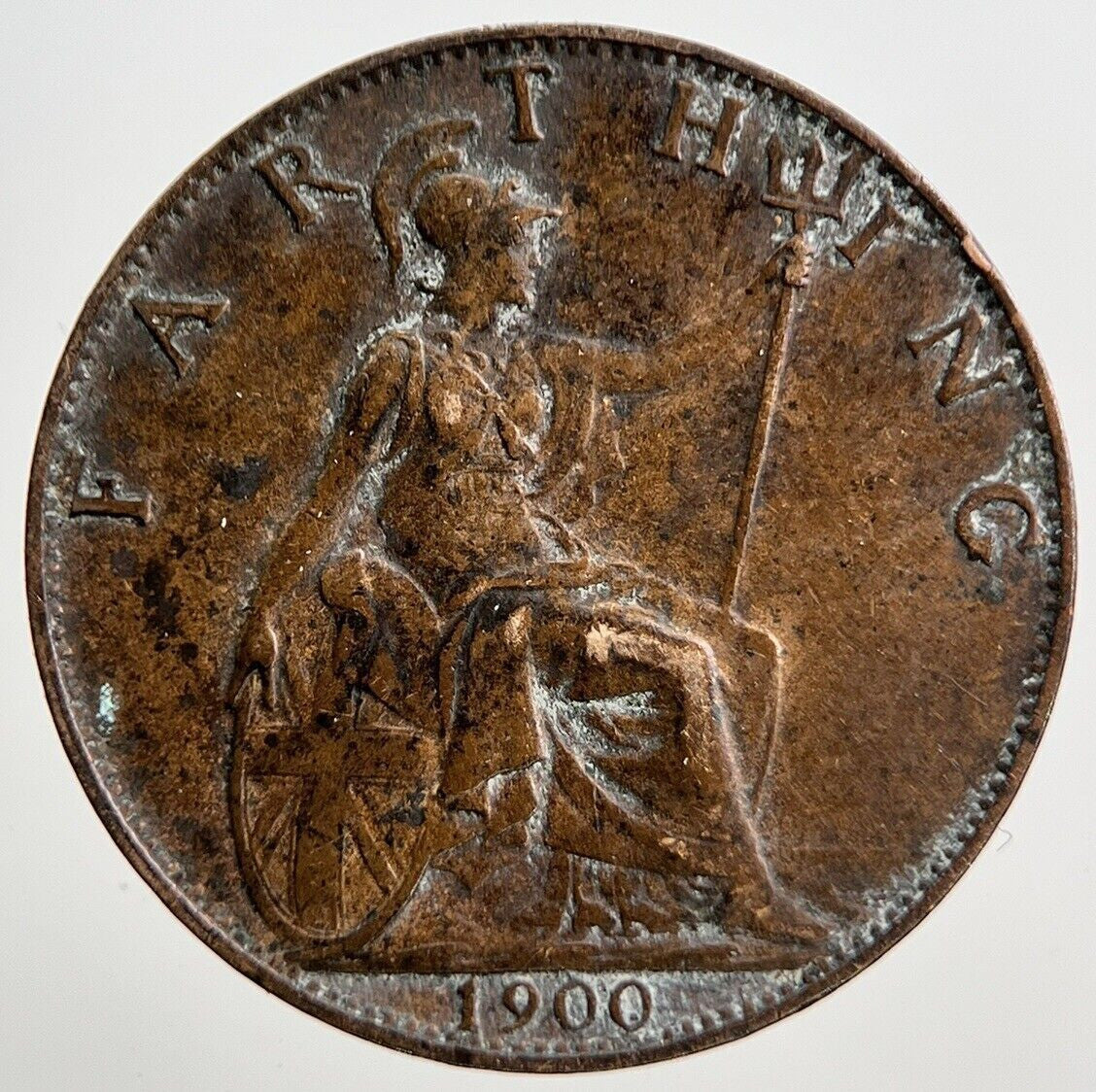 1900 Victoria Farthing Coin | Fine Collectable Grade | a2163