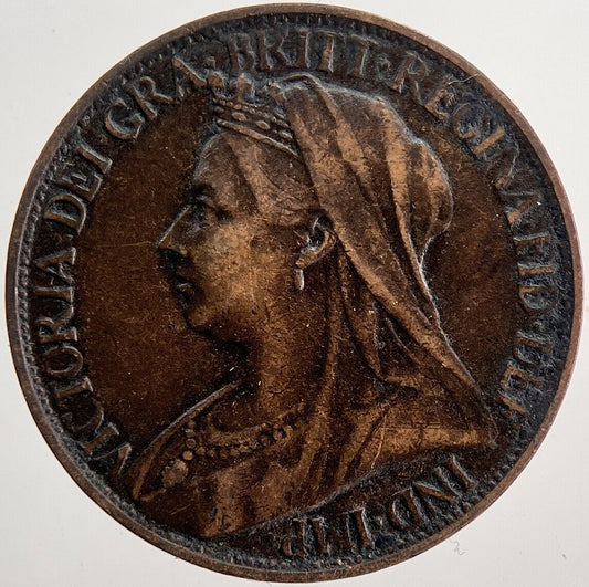 1900 Victoria Farthing Coin | Very High Grade | a5827