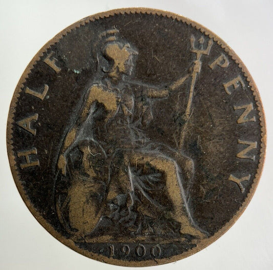 1900 Victoria Half-Penny Coin | Collectable Grade