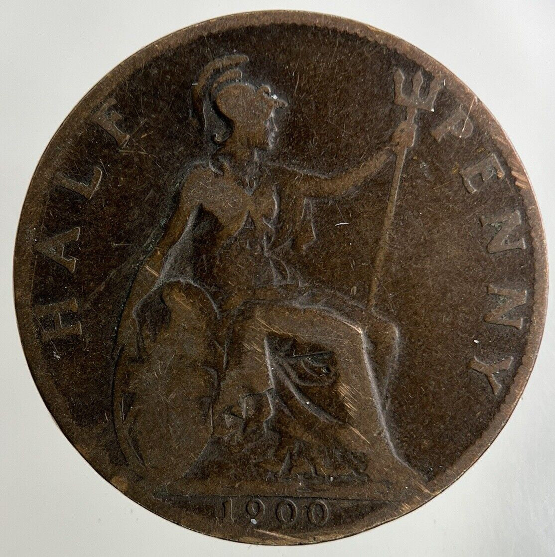 1900 Victoria Half-Penny Coin | Collectable Grade