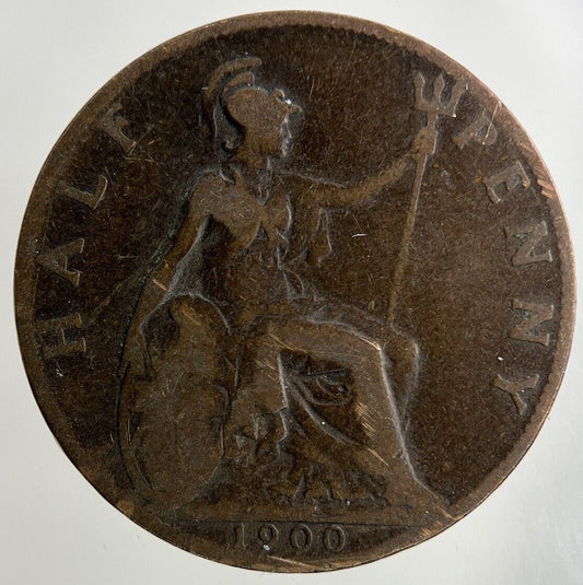 1900 Victoria Half-Penny Coin | Collectable Grade