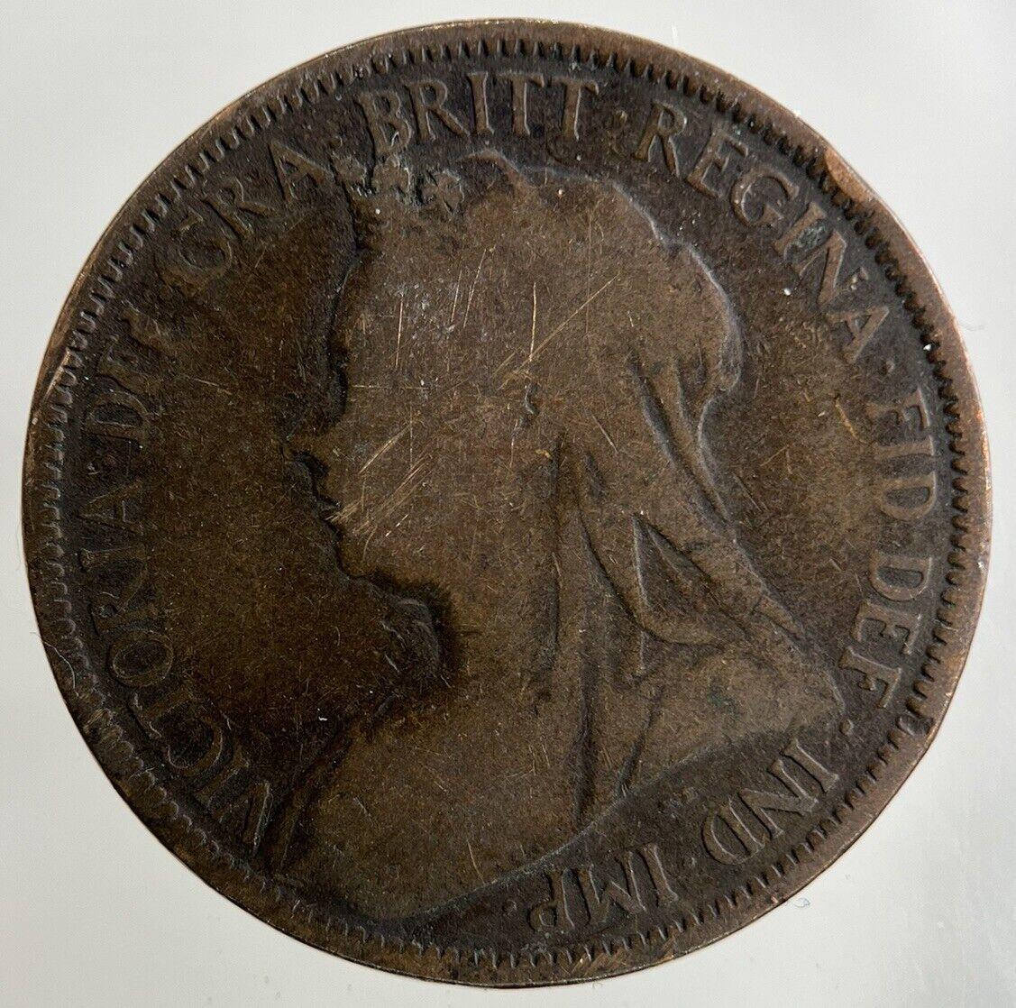 1900 Victoria Half-Penny Coin | Collectable Grade