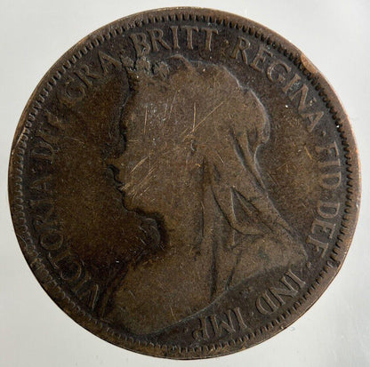 1900 Victoria Half-Penny Coin | Collectable Grade