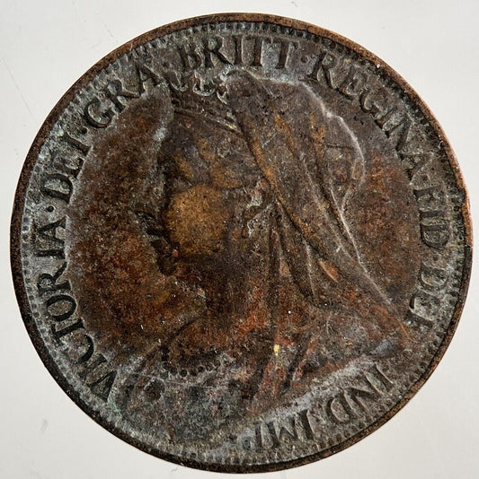1900 Victoria Farthing Coin | Collectable Grade