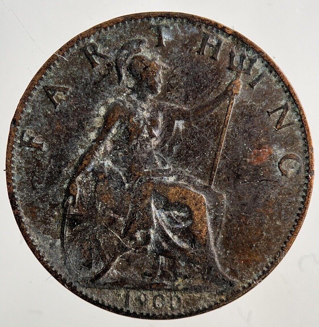 1900 Victoria Farthing Coin | Collectable Grade