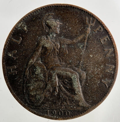 1900 Victoria Half-Penny Coin | Collectable Grade