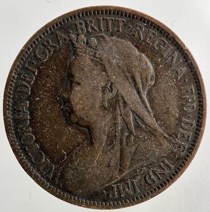1900 Victoria Half-Penny Coin | Collectable Grade
