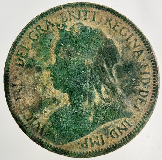 1900 Victoria Half-Penny Coin | Collectable Grade