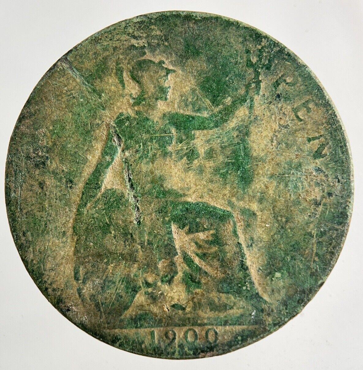 1900 Victoria Half-Penny Coin | Collectable Grade