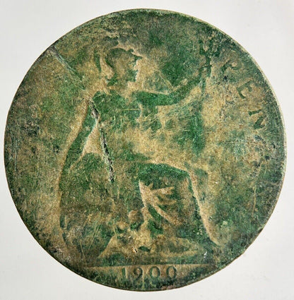 1900 Victoria Half-Penny Coin | Collectable Grade