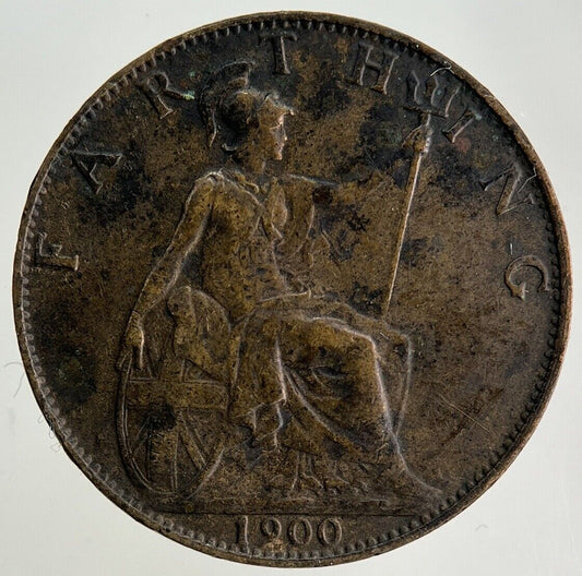 1900 Victoria Farthing Coin | Fine Collectable Grade