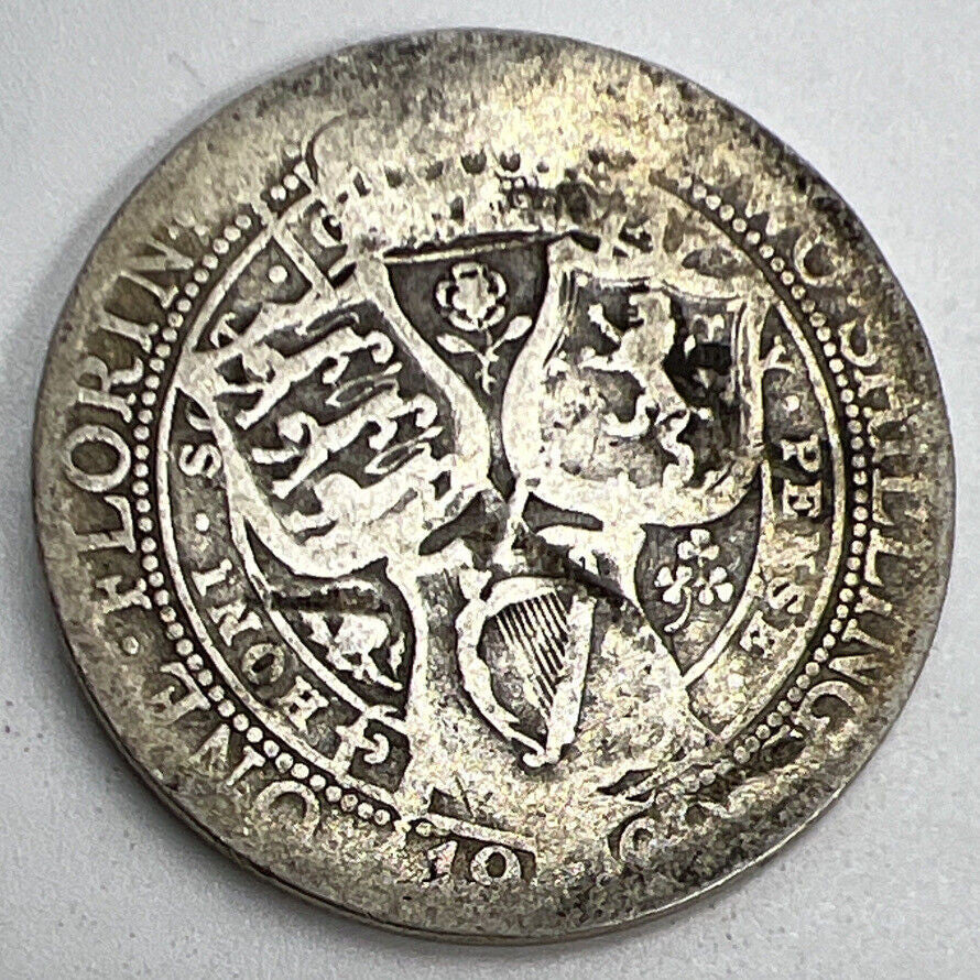 1900 Victoria Florin | British Silver Coin | Fair Grade | a1209