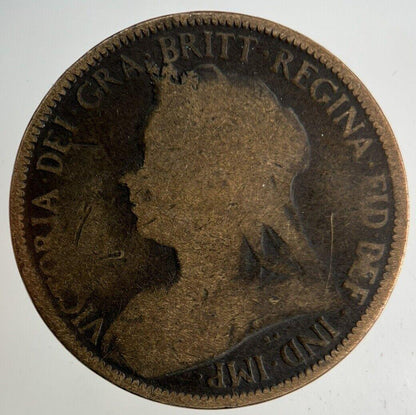 1900 Victoria Half-Penny Coin | Collectable Grade