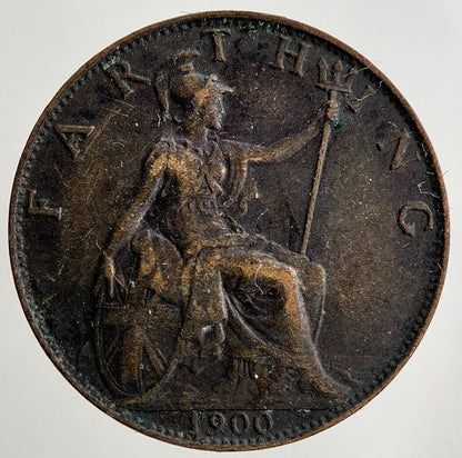 1900 Victoria Farthing Coin | Fine Collectable Grade
