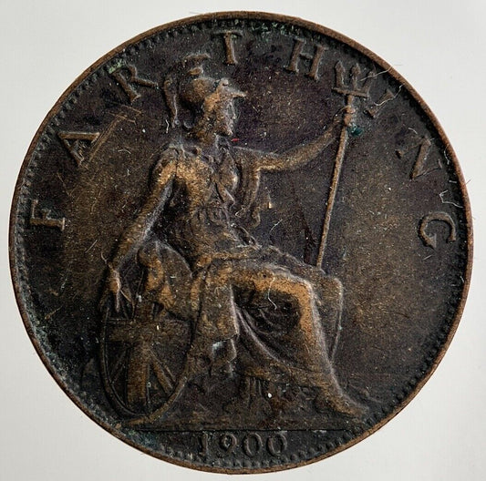 1900 Victoria Farthing Coin | Fine Collectable Grade