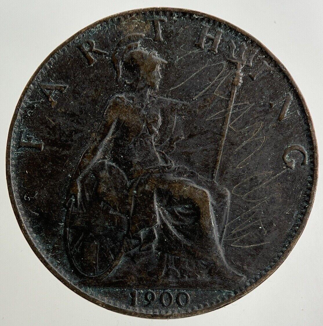 1900 Victoria Farthing Coin | Fine Collectable Grade