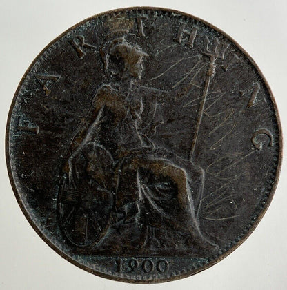 1900 Victoria Farthing Coin | Fine Collectable Grade