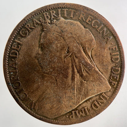 1900 Victoria One Penny Coin | Collectable Grade