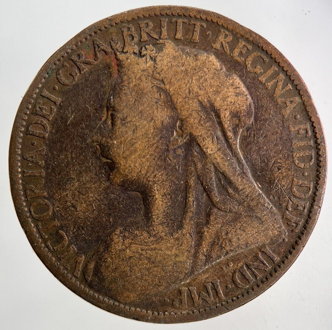 1900 Victoria One Penny Coin | Collectable Grade