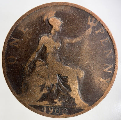 1900 Victoria One Penny Coin | Collectable Grade
