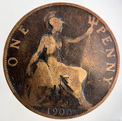 1900 Victoria One Penny Coin | Collectable Grade