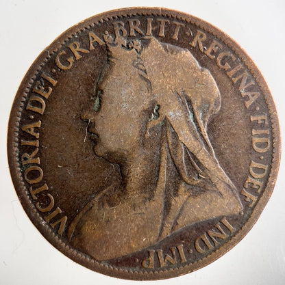 1900 Victoria One Penny Coin | Collectable Grade