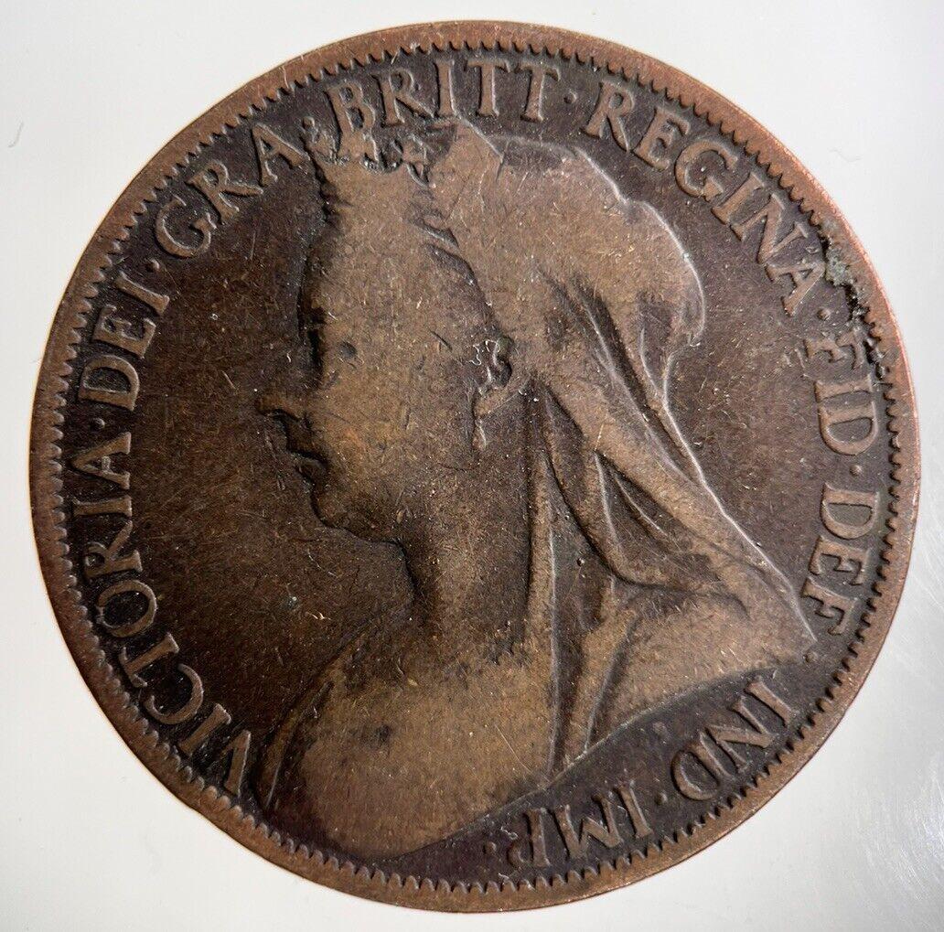 1900 Victoria One Penny Coin | Collectable Grade