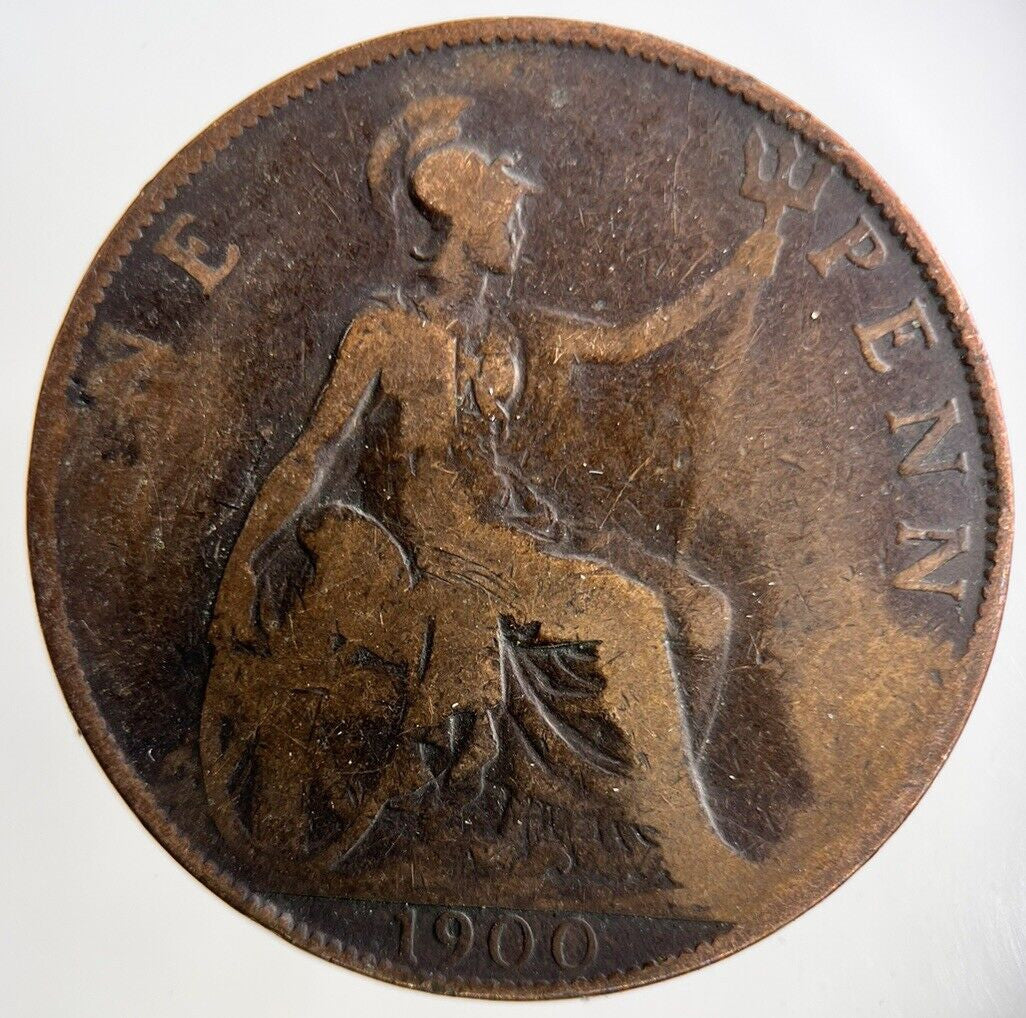 1900 Victoria One Penny Coin | Collectable Grade