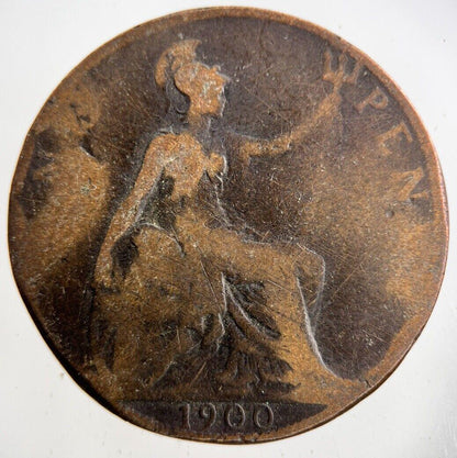 1900 Victoria One Penny Coin | Collectable Grade