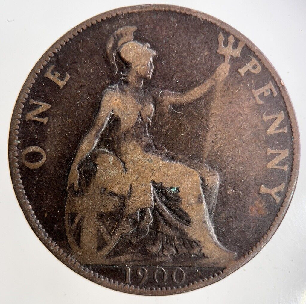 1900 Victoria One Penny Coin | Collectable Grade