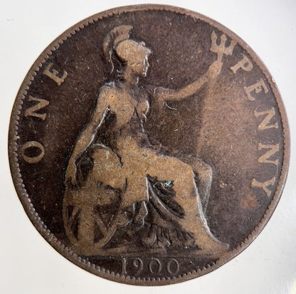 1900 Victoria One Penny Coin | Collectable Grade
