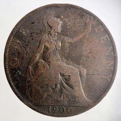 1900 Victoria One Penny Coin | Collectable Grade