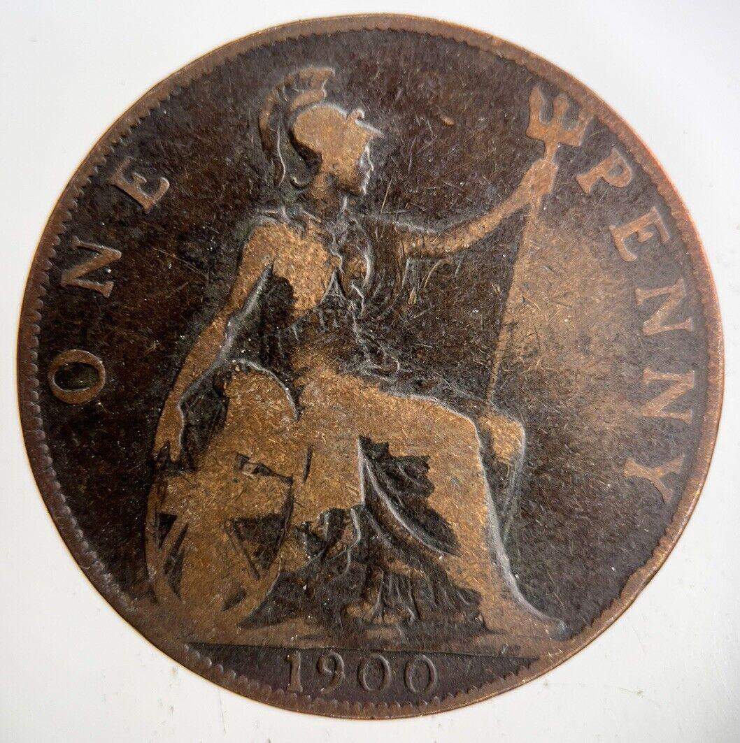 1900 Victoria One Penny Coin | Collectable Grade