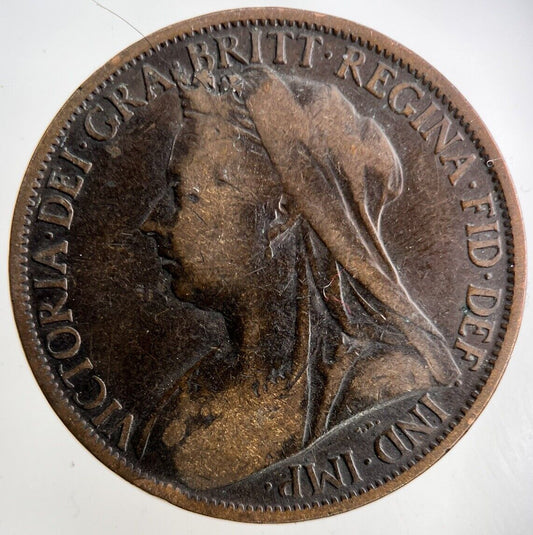 1900 Victoria One Penny Coin | Collectable Grade
