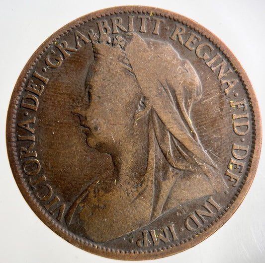 1900 Victoria One Penny Coin | Collectable Grade