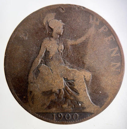 1900 Victoria One Penny Coin | Collectable Grade